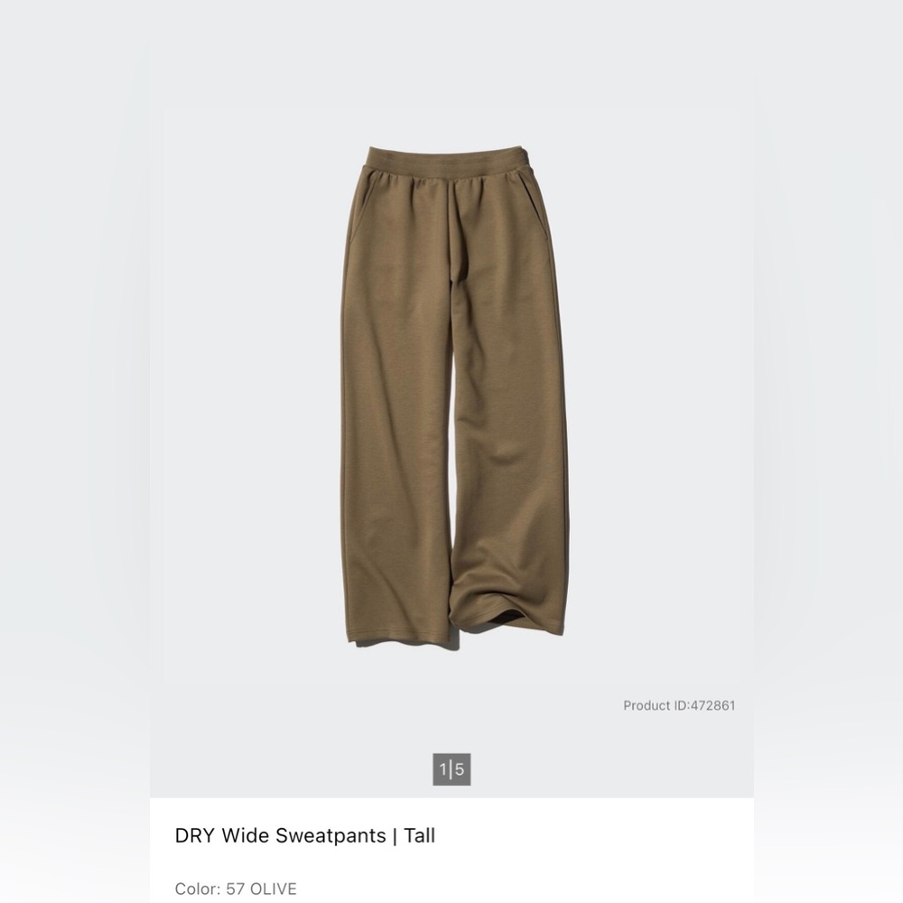 UNIQLO Wide leg Sweatpants (medium)
